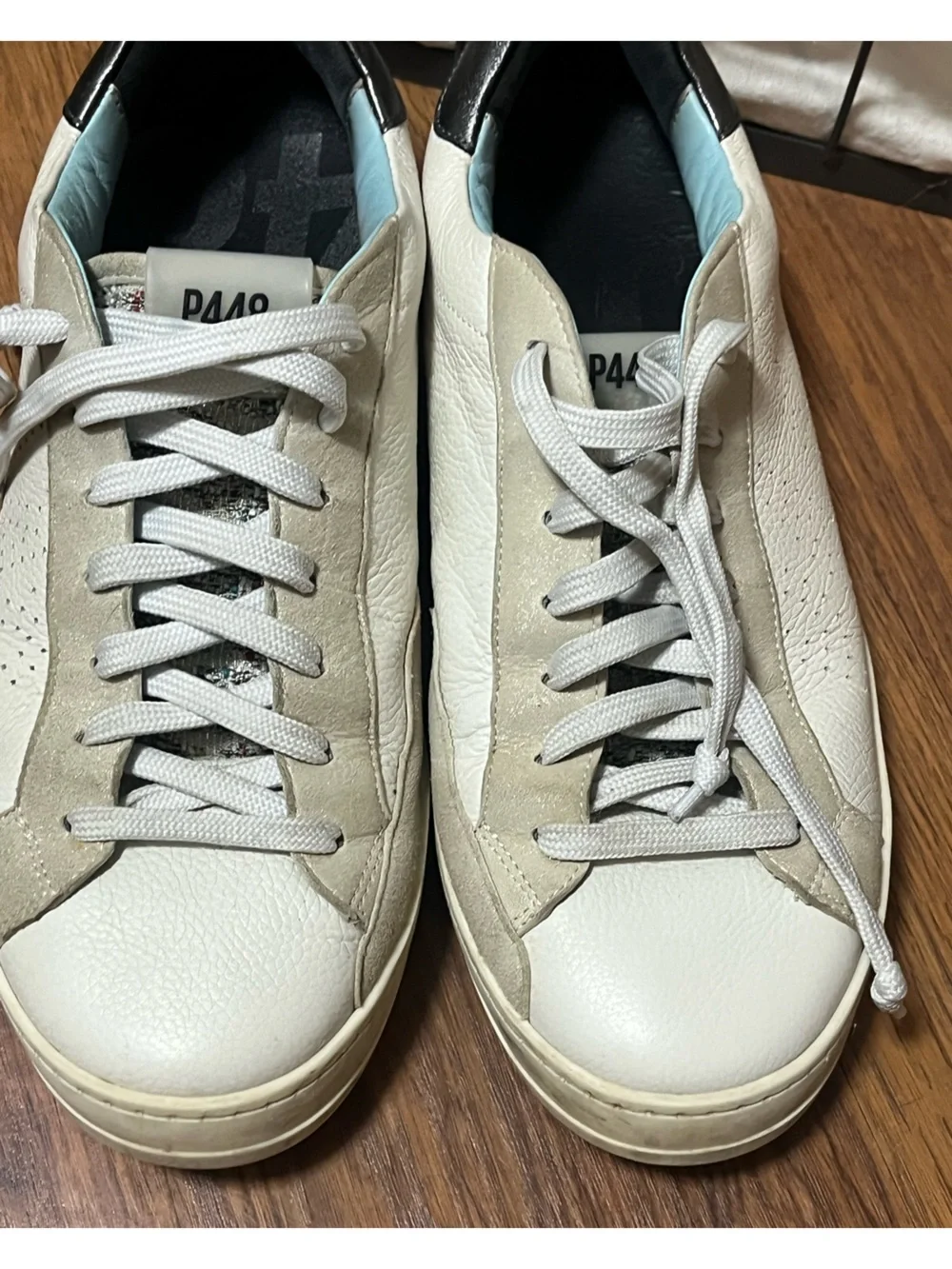 P448 leather sneakers